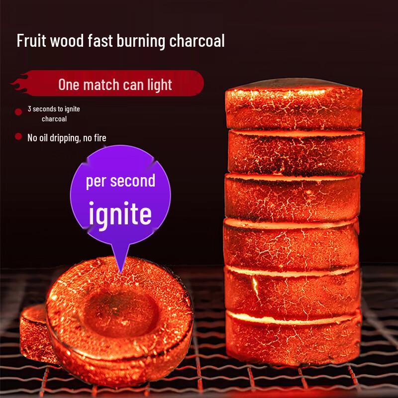 Fruit Wood BBQ Charcoal Briquettes