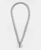 Sheen666 Silver Lock Necklace 672 Links