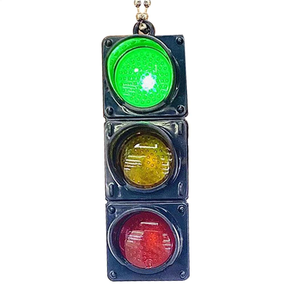Traffic Light Shape Keychain, Traffic Light Keychain | Creative LED Light Keychain, Signal Lamp,