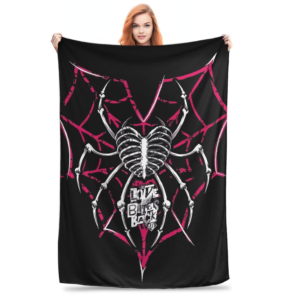 AJ Lee Wrestling Divas Bedding Throws Flannel Bedspread For Living Room Aesthetic Sofa Bed Cover