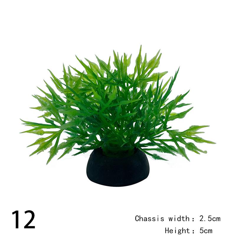 Artificial Plants Fish Tank Decoration Aquarium Decorative Ornaments Simulation Water Weeds Leaves Grass Plant Accessories