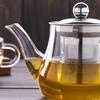 Чайник для заваривания цветочного чая с фильтром из нержавеющей стали, электрический керамический чайник для нагревания на плите, стеклянный чайник