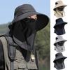 Wide Brim Sun Hat for Men Women Quick Dry UPF 50+ Fishing Hat with Face Guard And Neck Flap for Outdoor Hiking Travel Beach