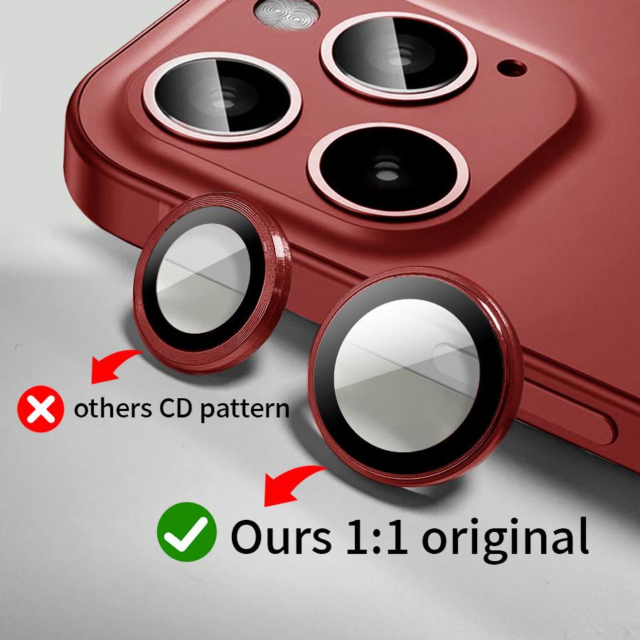 Официальные цвета металлическое индивидуальное кольцо объектив камеры протектор для iPhone 16 Pro Max 16 Plus закаленное стекло протектор экрана крышка