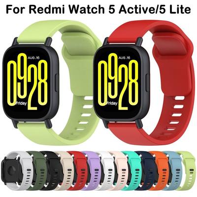 Сменный ремешок для часов, новый силиконовый ремешок для Redmi Watch 5 Active/5 Lite