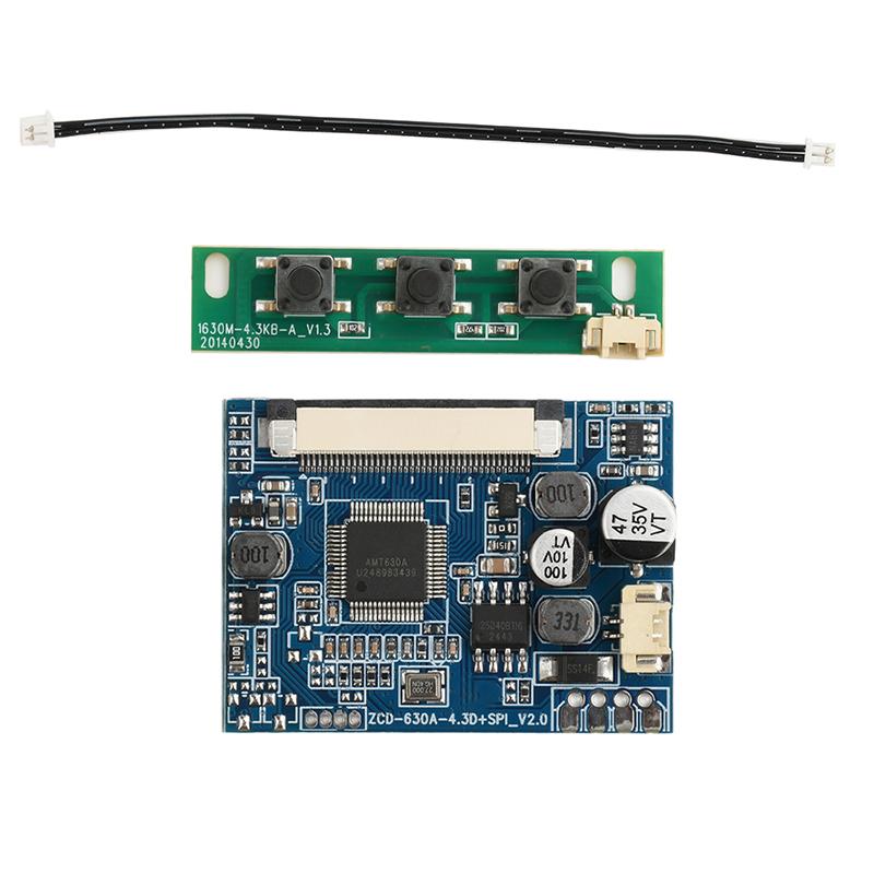 4.3/5-inch LCD Monitor Driver Board Module Kit Monitor Motherboard for Car Audio-visual Digital Photo Frame Multifunction