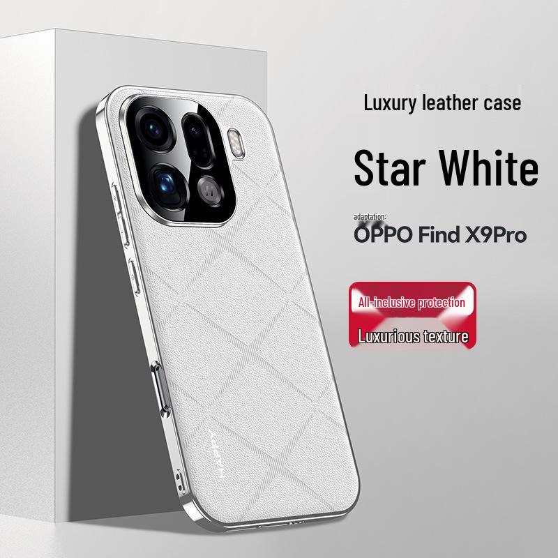 Чехол Starburst для OPPO Find X9/X9 Pro: Сетчатый узор, Точные отверстия для объективов, Полное покрытие, Защита от падений