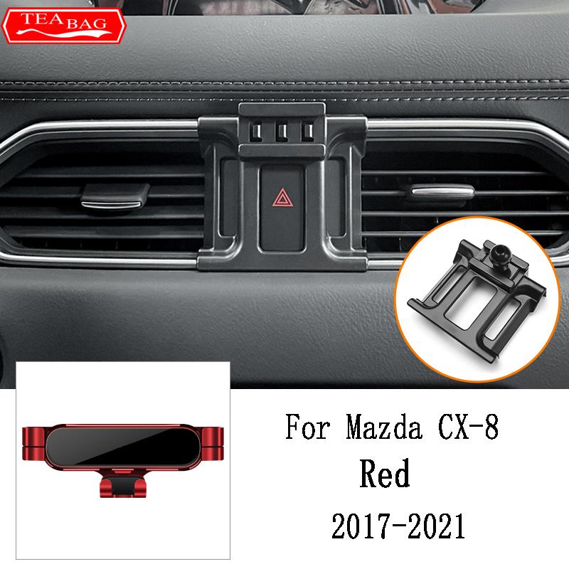 Car Mobile Phone Holder For Mazda CX-5 CX-8 CX-30 2016-2021 Special Mounts Stand GPS Navigation Bracket Interior Accessories