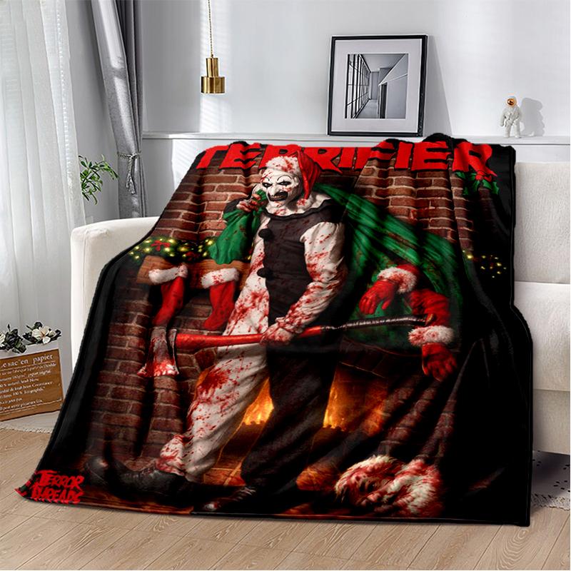 29 Style Terrifier Horror Movie Halloween Gift Soft Plush Blanket,Flannel Throw Blanket for Living Room Bedroom Bed Sofa Cover
