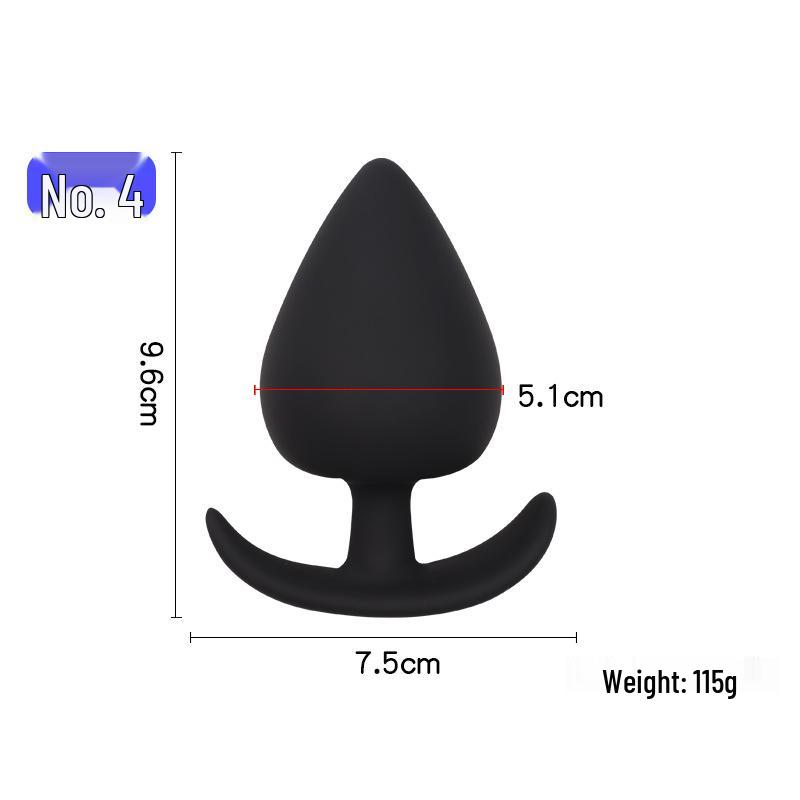 Силиконовая анальная пробка в форме персика: Скрытое ношение, Веселье на заднем дворе, Самоудовлетворение, SM-игры, Дилатация и Прелюдия Взрослая игрушка