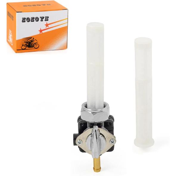 Fuel Valve Petcock 22mm Straight Outlet For Sportster 883 XL883 XLH883 Sportster 1200 XL1200 XLH1200 1995-2006 VACUUM SYSTEM Petcock