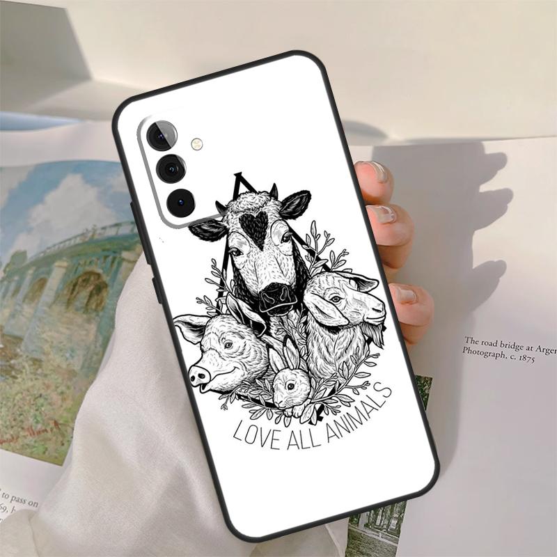 Vegan Inspiration Case For Samsung Galaxy A13 A33 A53 A34 A54 A14 A15 A16 A26 A36 A56 A12 A32 A52 A06 A35 A55