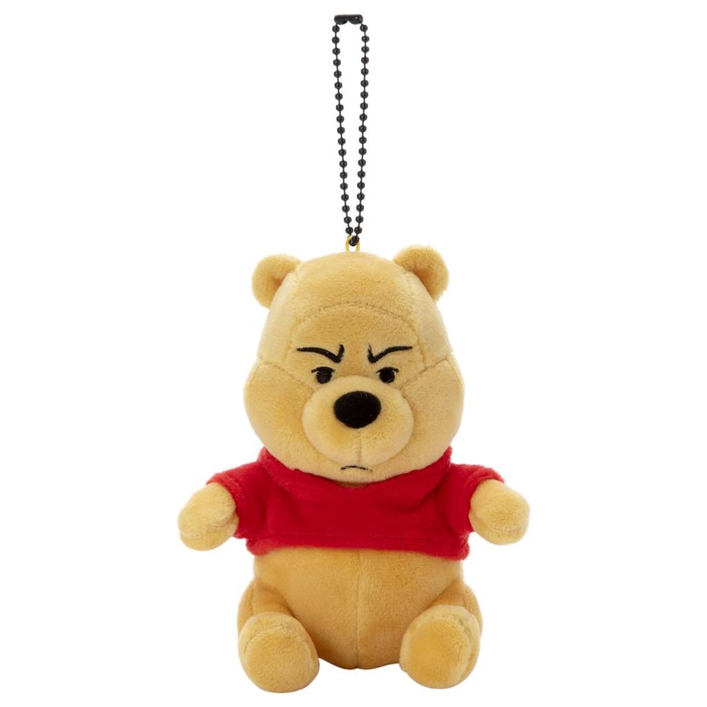 Disney Disney Character Funny Face Ball Chain Mascot Winnie the Pooh K Plush Approximately 13cm Tall Toy,