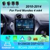 Автомобильное радио Android 14 Carplay Auto для Ford Mondeo 4 mk4 2010 - 2014 Навигация GPS Мультимедийный проигрыватель Стерео Wi-Fi+4G BT видео DVD