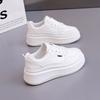 Весна 2025 новые маленькие белые туфли женские популярные туфли на толстой подошве модные повседневные женские туфли высокого класса XM-SHA19