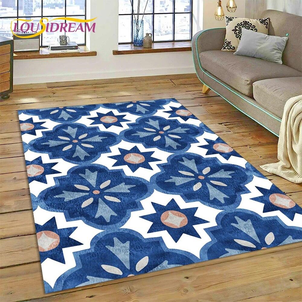 Classics Bohemia Nordic Turkish Celts Carpet Rug for Home Living Room Bedroom Sofa Doormat Decor,kid Area Rug Non-slip Floor Mat