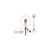 Ring Light Tnb INFLUENCE - Anneau de lumiere LED 14'' RGB + trepied pour studio - blanc/ noir