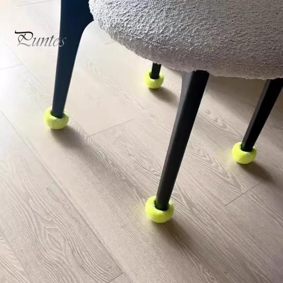 4 шт. предварительно нарезанных теннисных мячей Walker для ножек мебели, защита пола, универсальные войлочные накладки на ножки Walker, скользящие покрытия для пожилых людей