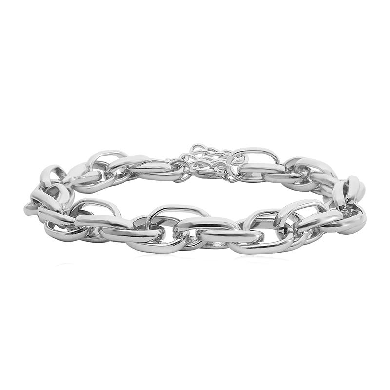 Панк преувеличенное тяжелое металлическое ожерелье-колье с толстой цепочкой, женское готическое ювелирное изделие, подарок