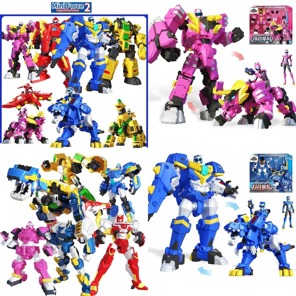 Mini Special Forces Toy Super Dino Power Mecha Transformation Robot For Boys