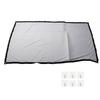Outdoor Projection Screen 16:9 Crease Resist Foldable Double Sided Portable Projector Screen for