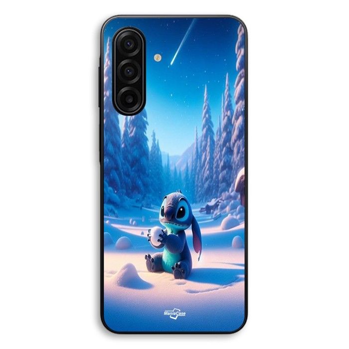 Coque Pour Samsung Galaxy A37 Stitch mignon neige étoilée 3D Maniacase