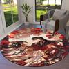 Heavenly Official's Blessing Round Area Rug,Carpet Rug for Living Room Bedroom Sofa Playroom Decor,Non-slip Floor Mat