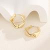 Style Irregular Geometric Ear Buckle Earrings Women's French Simplicity High Sense Fashion Personality Commuter Earrings Earrings