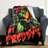 1Pc Fnaf Freddy'S Horror Theme Blanket For Couch Bed Plush Cozy Fuzzy Blanket Super Soft Warm Blankets For Fall And Winter 0918217