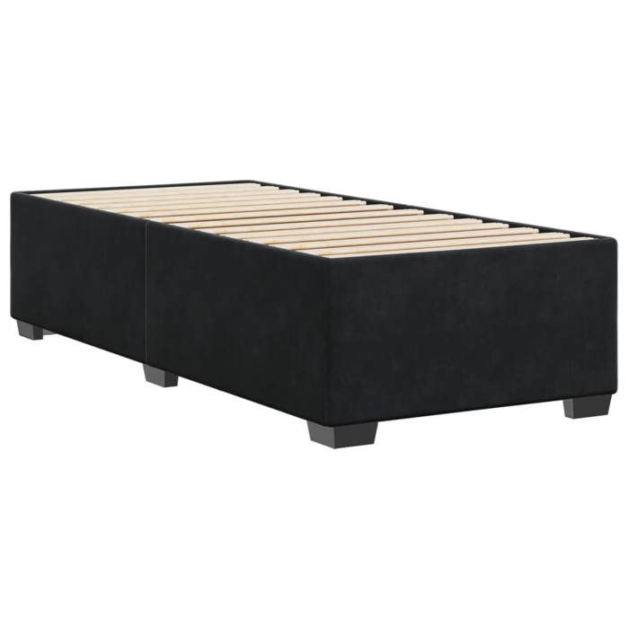 VidaXL Cadre de lit sans matelas noir 80x200 cm velours 3284597
