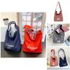 Canvas Tote Bag For Women With Stylish Stripes And Two Sided Design For Daily Use