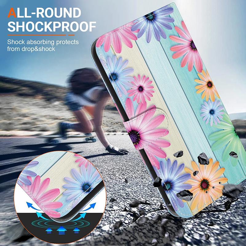 Stand Flip Wallet Case for Xiaomi Poco F5 F6 F7 X7 Pro F4 GT Poco C75 C61 C65 C3 C31 Leather Protect Cover
