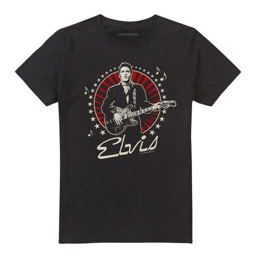 Elvis Presley Unisex Adult Stars T-Shirt