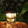 LED Retro Camping Light 1200mAh Rechargeable Emergency Light Portable Tent Hanging Lamp Stepless Dimming Desk Lamp for Outdoor