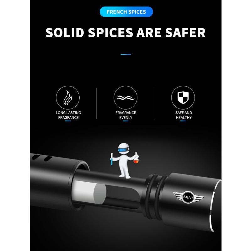 Автомобильный освежитель воздуха на вентиляционную решетку, цилиндрический диффузор для эфирных масел, зажим на вентиляционную решетку для MINI Cooper Fridge One F56 R56 R57 R58 R59 R60 JCW Countryman Clubman