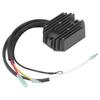12V Outboard Voltage Regulator Aluminum Alloy Waterproof Replacement for Tohatsu MFS15C MFS20C MFS15D 4 Stroke