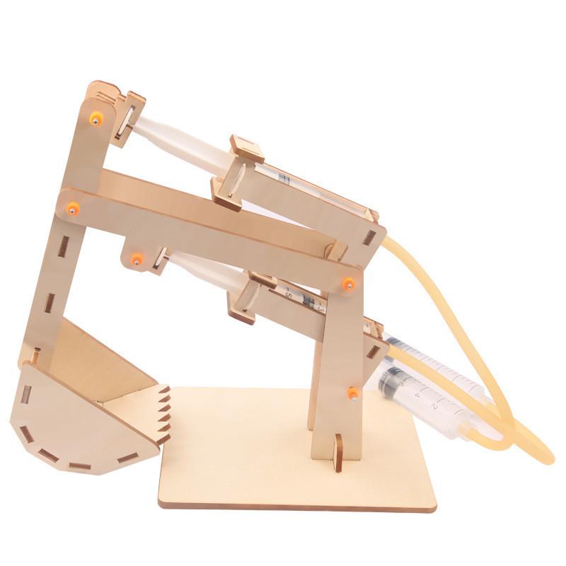 STEM Образовательный Набор Гидравлический Экскаватор Для Детей DIY Научная Игрушка Для Учеников Начальной Школы