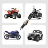 4PCS Motorcycle Turn Signals - 14LED 12V Bright Amber Lamp Motorcycle Blinkers - Front/Rear Universal MMotorcycle Turn Signal Light Compatible With