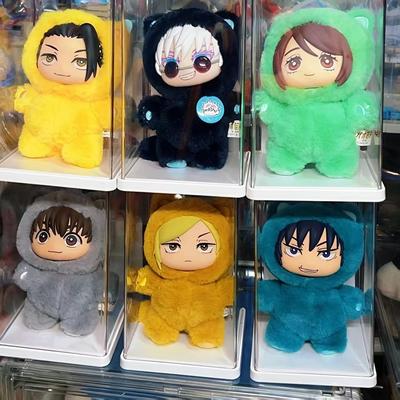 Оригинальный Eaki Jujutsu Kaisen Сезон 2 Кошачий парк Вечеринка Годжо Сатору Плюшевая кукла-подвеска в виде модели в слепой коробке Коллекция подарков