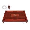 Chinese Style Kongfu Tea Tray Wooden Teaboard Drainage Water Storage Serving Tray Orchid Pattern