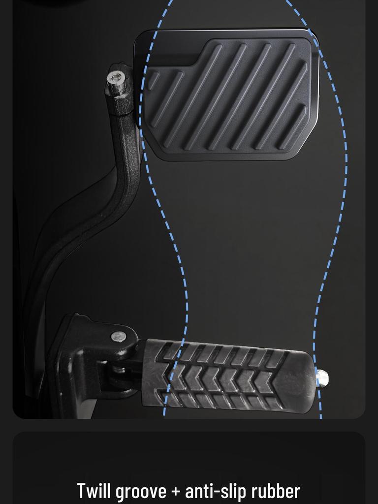 QJMOTOR Flash 300 Anti-slip Rubber Rear Brake Foot Pedal Extender