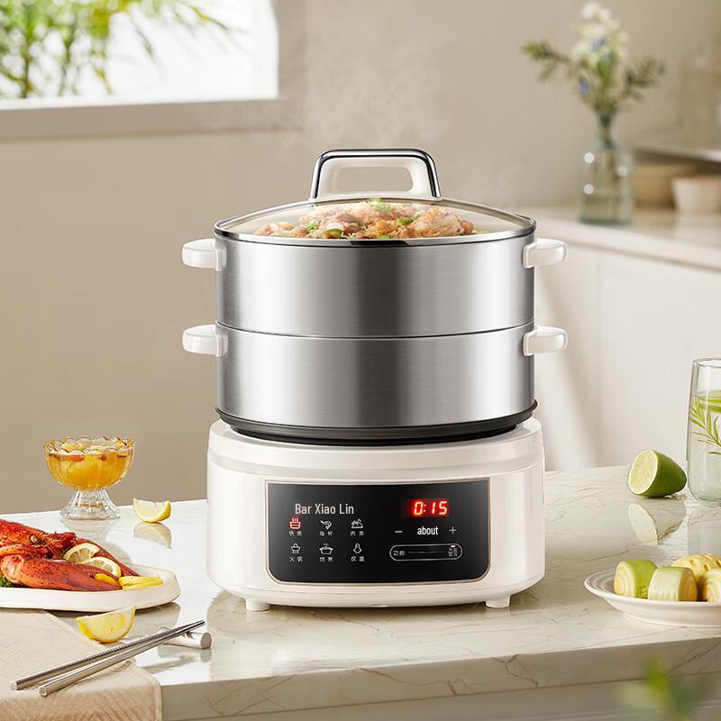 Bear 15L Multi-function Electric Steamer and Cooker CN plug (adapter included)