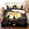 Halloween Pumpkin Ghost Three-Piece 3D Digital Printing Four-Piece Quilt Cover