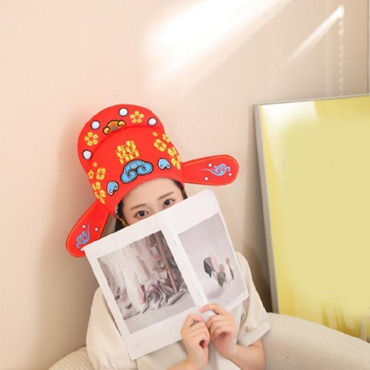 Traditional Groom Hat for Wedding Party and Photography Props Costume Hat