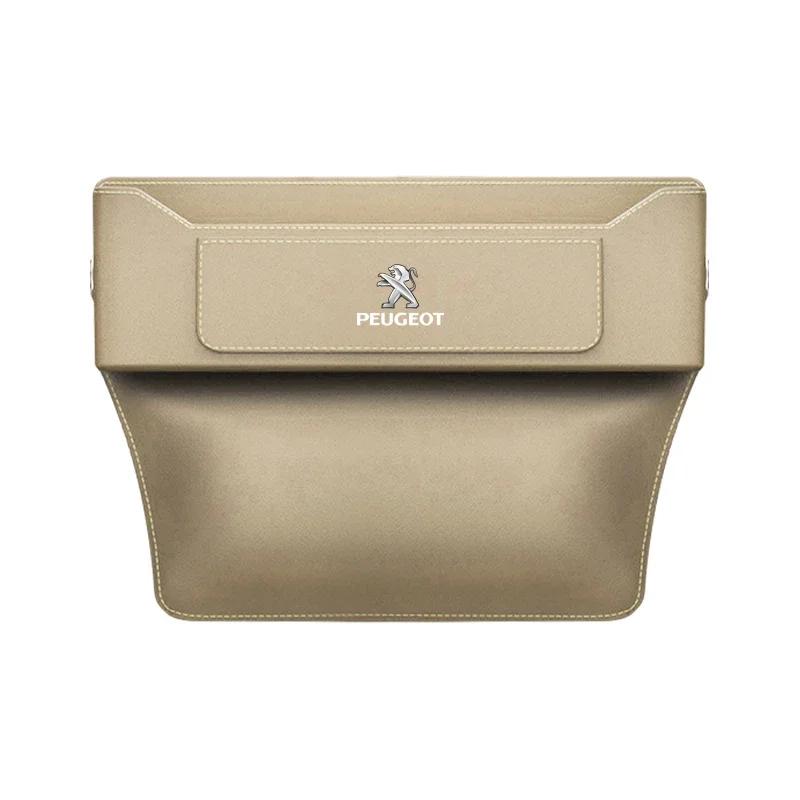 Car Seat Crevice Gaps Storage Box Seat Organizer Gap Slit Filler Holder For Peugeot 206 208 306 307 308 508 106 107 108 2008 207