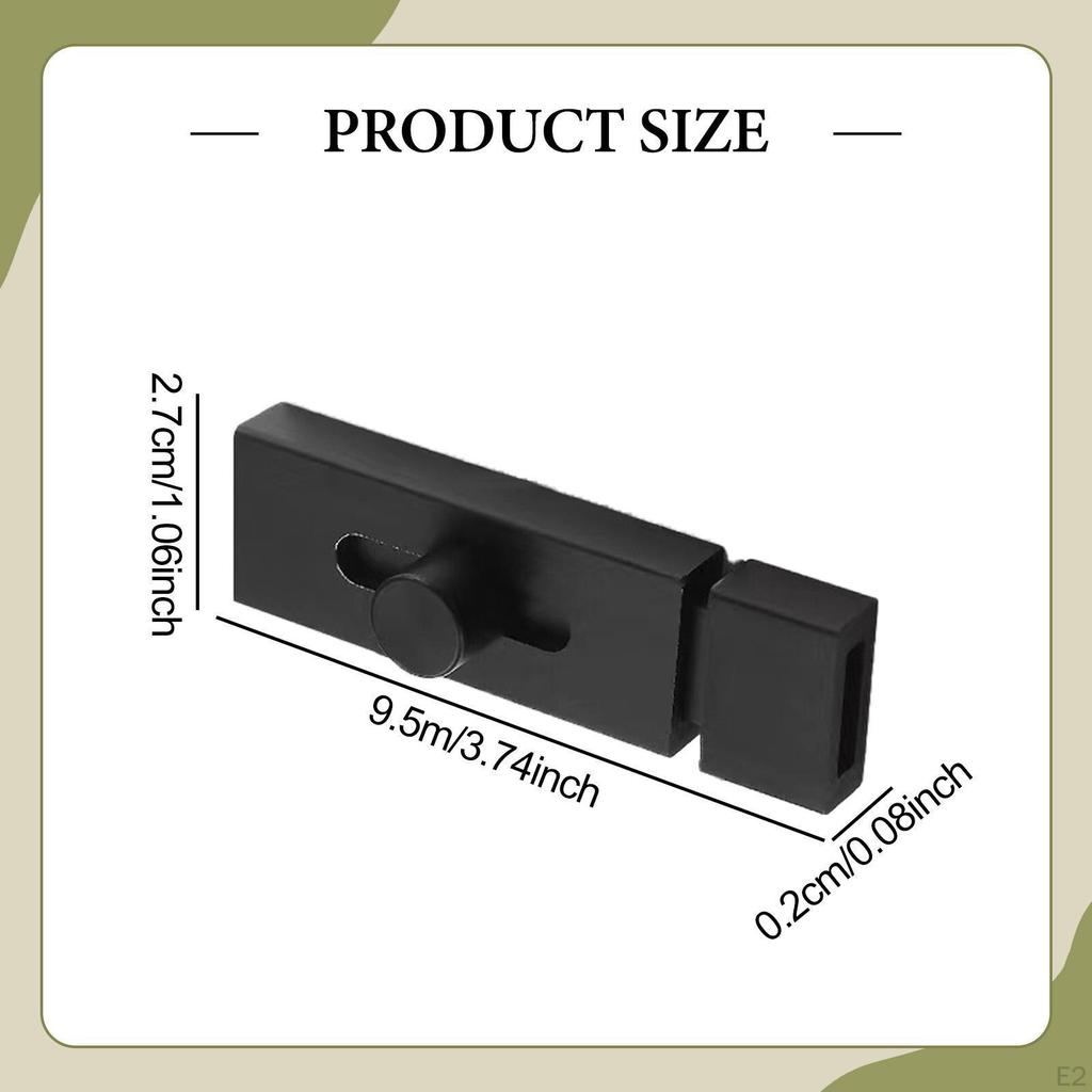 Slide Lock for Barn Doors, Gardens, And Hotel Gates