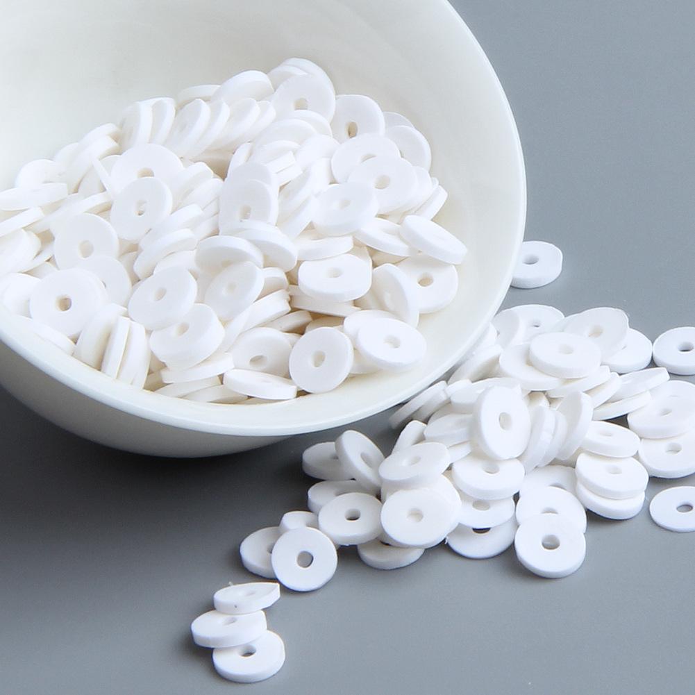 10 г бусин из полимерной глины сплошного цвета для браслетов и ожерелий - Разделительные бусины ручной работы