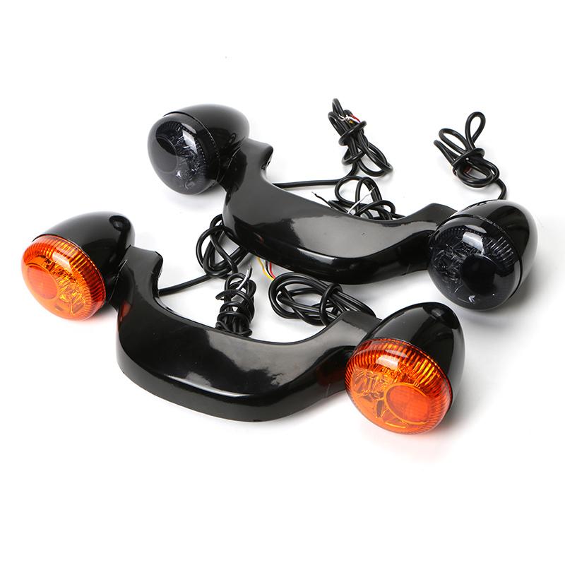 Светодиодный задний указатель поворота для мотоцикла, стоп-сигнал, задний фонарь, лампа для Harley Davidson 2010-Later Road Glide, прозрачный указатель поворота