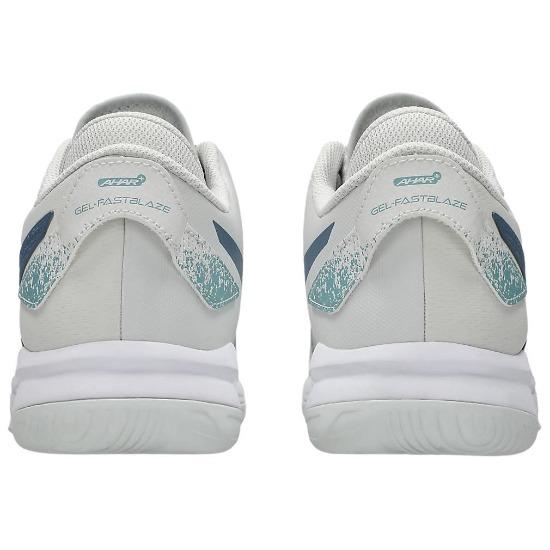 Asics Гель-Быстрое Пламя Удобные Прочные Дышащие Поддержка Низкие Баскетбольные Кроссовки Мужские Сникеры Светло-Бежево-Синие 1063A087-105