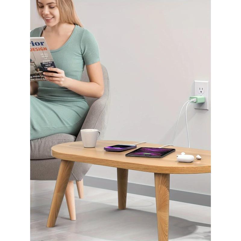 Блок быстрой зарядки USB C 20 Вт Двухпортовый адаптер питания с кабелем 6 футов Type C Комплект для быстрой зарядки для серии iPhone 15 i